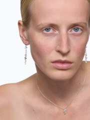 【MARIA BLACK/マリアブラック 】Arctic Pierced Earring Large - Silver 片耳