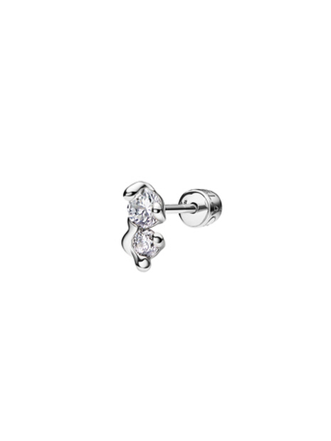 【MARIA BLACK/マリアブラック 】Arctic Stud Pierced Earring Small - Silver 片耳【予約】