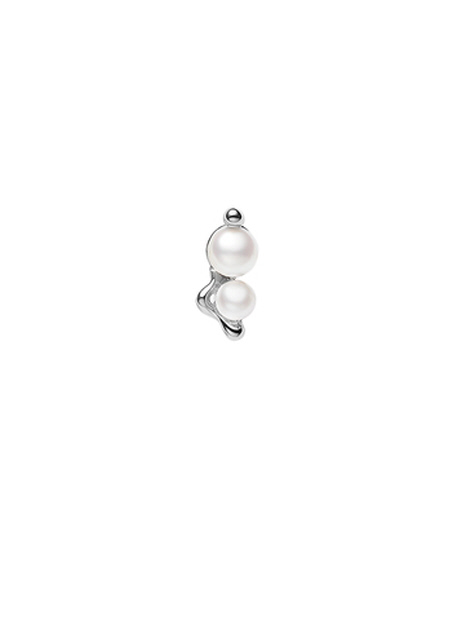 【MARIA BLACK/マリアブラック 】Shibuya Ni Stud Silver ピアス 片耳【予約】