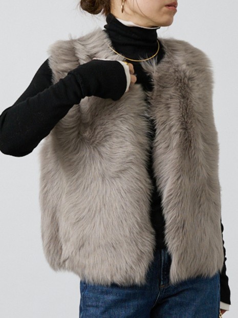 KARL DONOGHUE / カールドノヒュー】SHERING GILET ジレ｜DESIGNWORKS