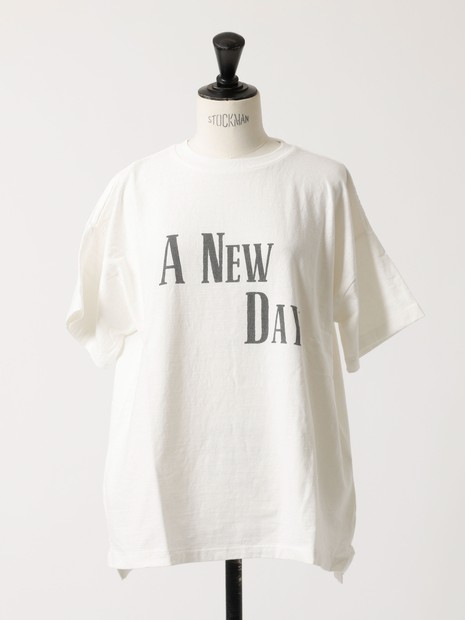 REMI RELIEF/レミレリーフ】 16/-天竺Tシャツ A NEW DAY｜DESIGNWORKS