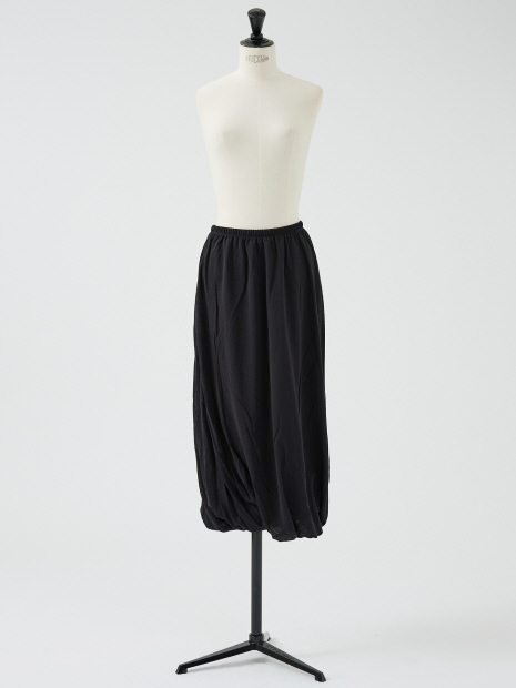 【HAKUJI/ハクジ】 Sheer jersey balloon SK　バルーンスカート