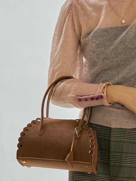 m.m. さん専用。MARY ALTERNNA ブラウン ハンドバッグ MARYALTERNA＜メアリオルターナ＞ ミニハンドバッグ