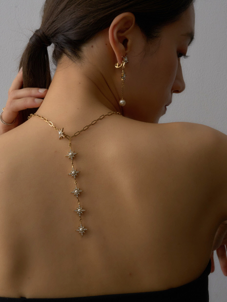 【ADER.bijoux/アデルビジュー】STAR raliet ラリエット ネックレス【予約】