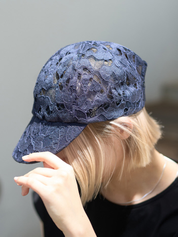 【ENTWURFEIN/エントワフェイン】BELI CAP　レースキャップ