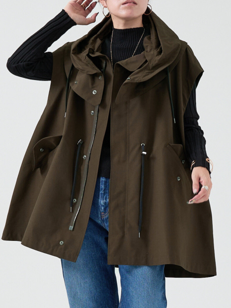 【美品】カオス別注VACHEMENT ヴァシュモンシェルタフタベスト VACHEMENT ベスト ジレ × Firsthand/ヴァシュモン 別注