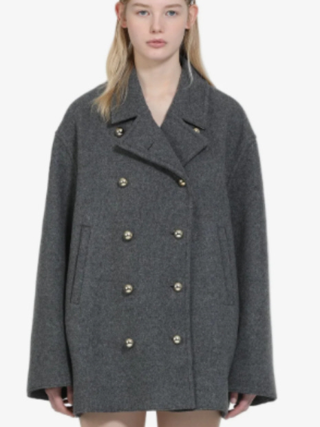 N゜21/ヌメロヴェントゥーノ】ダブルブレスト ピーコート｜DESIGNWORKS