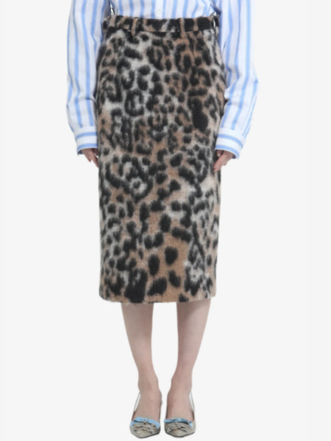 N゜21/ヌメロヴェントゥーノ】レオパードスカート｜DESIGNWORKS