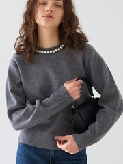 フォックス＆ラクーンパフスリーブニットプルオーバー｜OUTLET