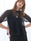 【アンサンブル対応】配色シアープルオーバー