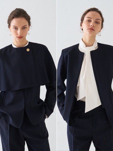 ノーカラージャケット (レディース) | ABAHOUSE ONLINE STORE