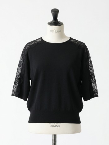 【セットアップ対応】16ゲージ総針レースプルオーバー