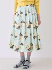 COCUCA】サテンフレアースカート｜THE STORE by C' / ザ・ストア バイ シー