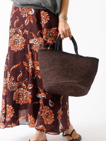 【ARTESANO/アルテサーノ】Straw Crochet Tote Small かごバッグ　スモール