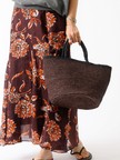 【ARTESANO/アルテサーノ】Straw Crochet Tote Small かごバッグ　スモール