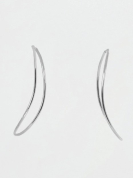 【BARJEWELLERY/バージュエリー】 CONTOUR ピアス シルバー