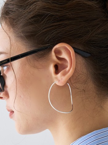 【BARJEWELLERY/バージュエリー】 CONTOUR ピアス シルバー