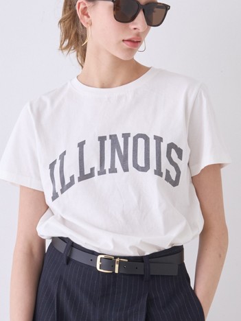 【REMI RELIEF / レミレリーフ】別注ロゴTシャツ LW加工 (ILLINOIS)