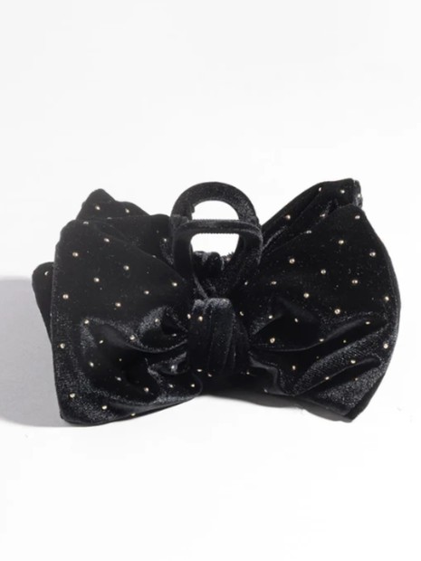 【TRESSE/トレス】BRIGITTE dot ribbon clip　ヘアクリップ