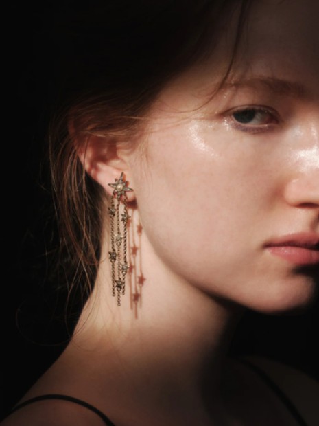 ADER.bijoux/アデルビジュー】 TINY STAR grigri fringe pierce ピアス