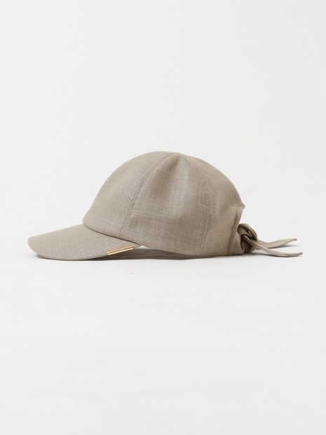 【ENTWURFEIN/エントワフェイン】 Abel.L バックリボンキャップ