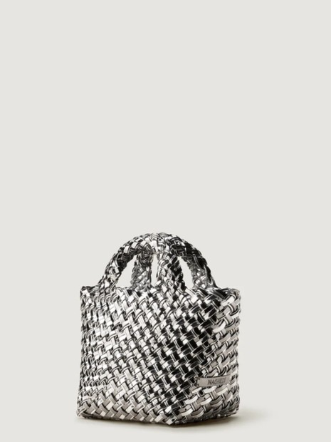NAGHEDI /ナゲディ】St. Barths Petit Tote Double Weave Metallic