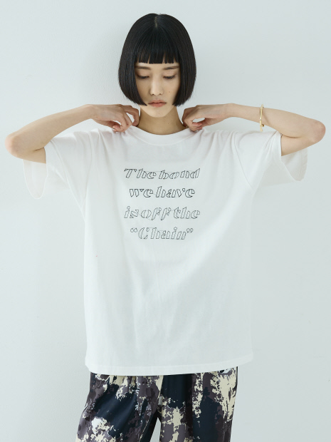 刺繍 ロゴ Tシャツ【予約】