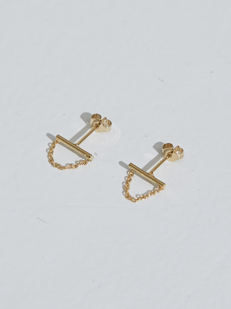 プチチェーンピアス