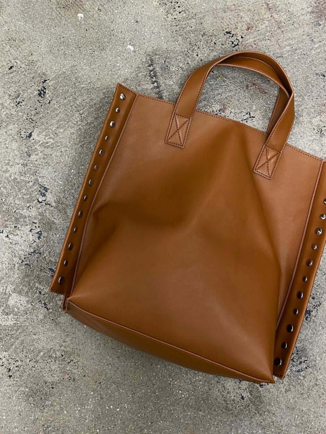 【cheek】rivet 2way tote 2WAY スタッズ トートバッグ