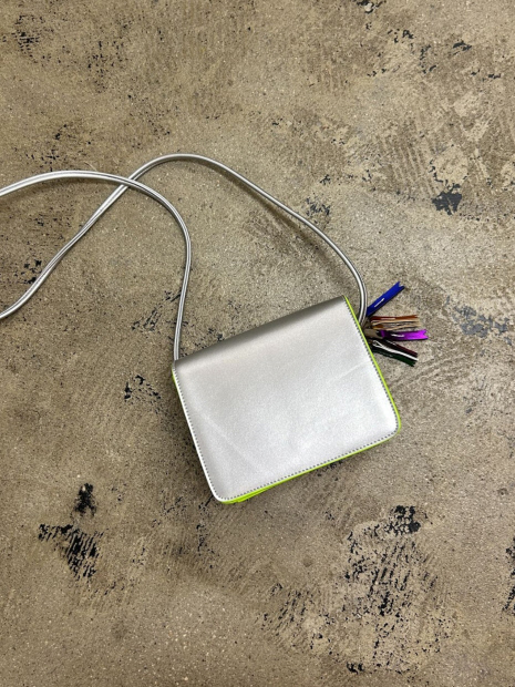 【cheek】Line mini shoulder カラーライン ショルダーバッグ