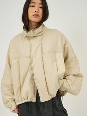 フィブリルシアーフーディーブルゾン｜Rouge vif la cle / ルージュ