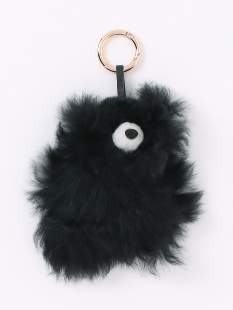 COSY】ベビーアルパカファー ベアーキーリング/バッグチャーム｜NOMINE