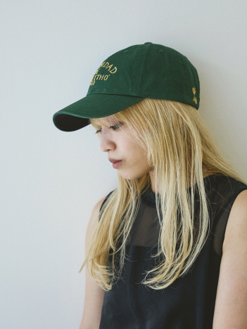 【LY】Garabato cap　落書き風 刺繍 ロゴ キャップ