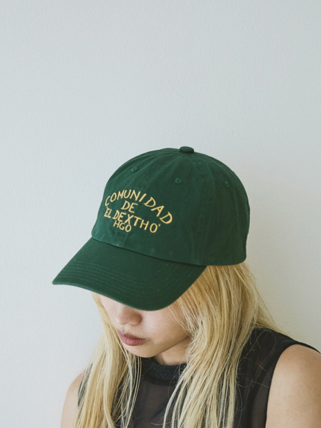 【LY】Garabato cap　落書き風 刺繍 ロゴ キャップ
