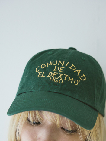 【LY】Garabato cap　落書き風 刺繍 ロゴ キャップ