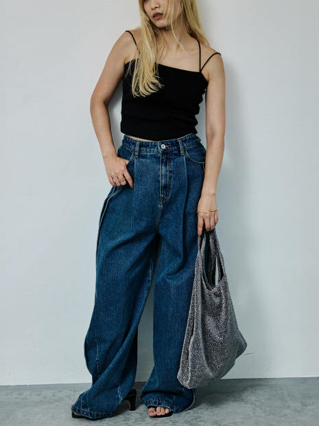 【AT CREATION】ラメ トートバッグ