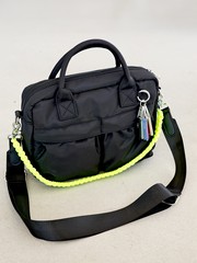 再値下げミンクのボストンバッグ早いもの勝ち！ cheek】w pocket 3way boston カラーコードハンドル 3WAY ボストン