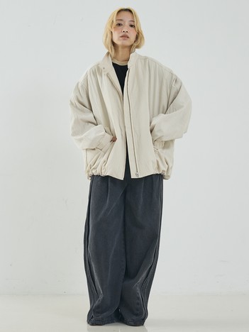 中綿 ドルマン ボリューム ブルゾン