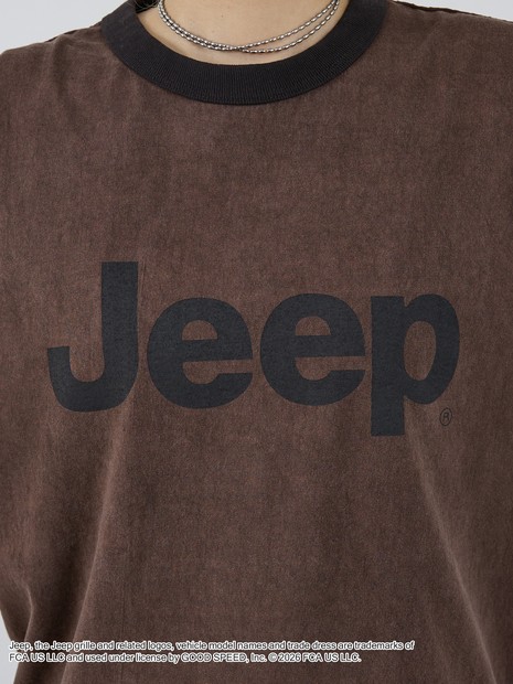 GOOD ROCK SPEED】Jeep® ロゴ リンガーTシャツ レトロ｜NOMINE / ノミネ