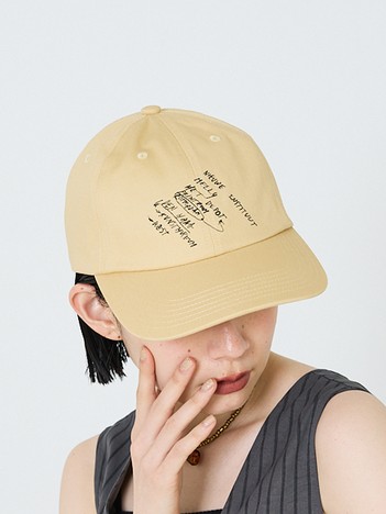 NOMINE - 【LY】Letter cap　レトロ 刺繍 ロゴ キャップ