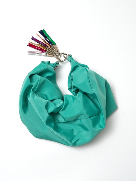 新品未使用品 M80266 シュシュ ナノグラム プラネット cheek】big shushu hand strap ビッグシュシュ ハンドストラップ