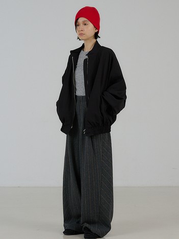 タックワイドパンツ｜カルゼ/ストライプ セットアップ対応