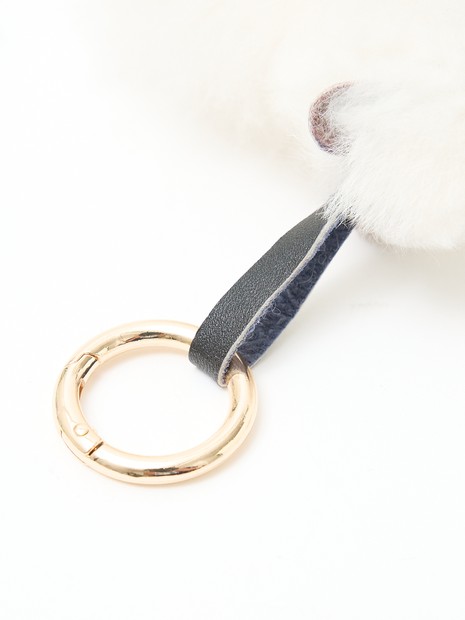 ベビーフェネック　バッグチャーム COSY/】ベビーアルパカファー SHEEP キーリング/バッグチャーム