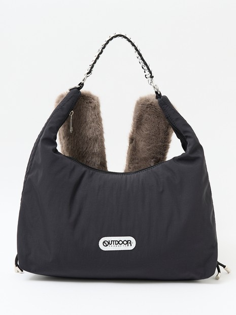 OUTDOOR PRODUCTS】 Fur Shoulder 2Way Bag｜NOMINE / ノミネ
