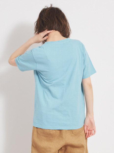 ピースダイコットンTシャツ