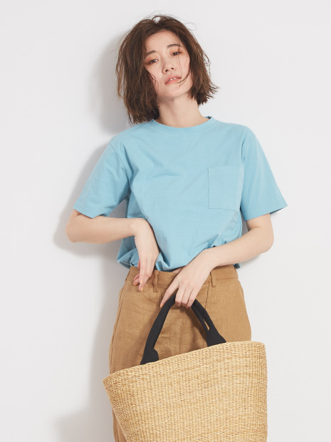 ピースダイコットンTシャツ
