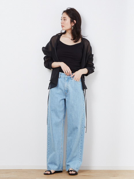 【20SS】シアーカシュクールブラウス