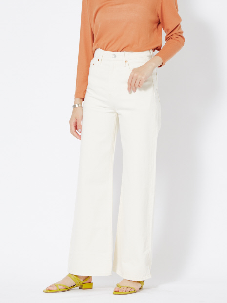 LEVIS PIBGAGE WIDE REG ホワイトデニム