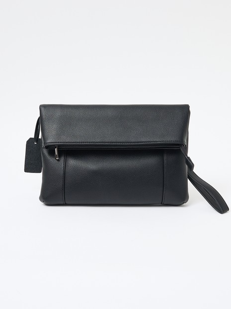 【ABAHOUSE　les essentiels】定番2wayショルダー / スプリットレザー/シュリンク/ショルダーバッグ/クラッチバッグ