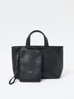 【ABAHOUSE　les essentiels】定番ミニトートバッグ / スプリットレザー/シュリンク/クラッチバッグ付き